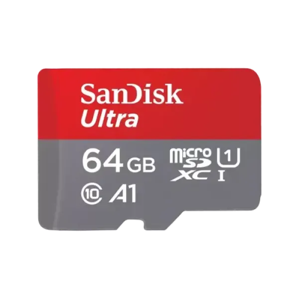 SanDisk Ultra SQUAB 64GB MicroSDXC UHS-I Memory Card (SDSQUAB-064G-GN6MN)